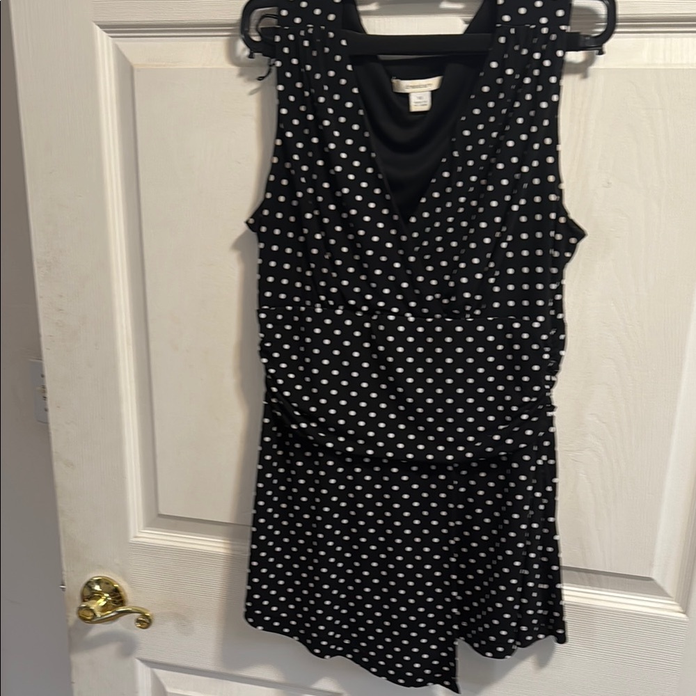 Black and White Polka Dot Dress